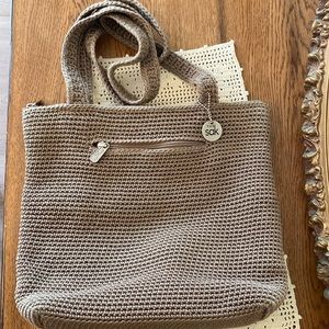 The Sak Tan Bag Hand Made Indonesia Macrame’ 12”x11”x 3.5”